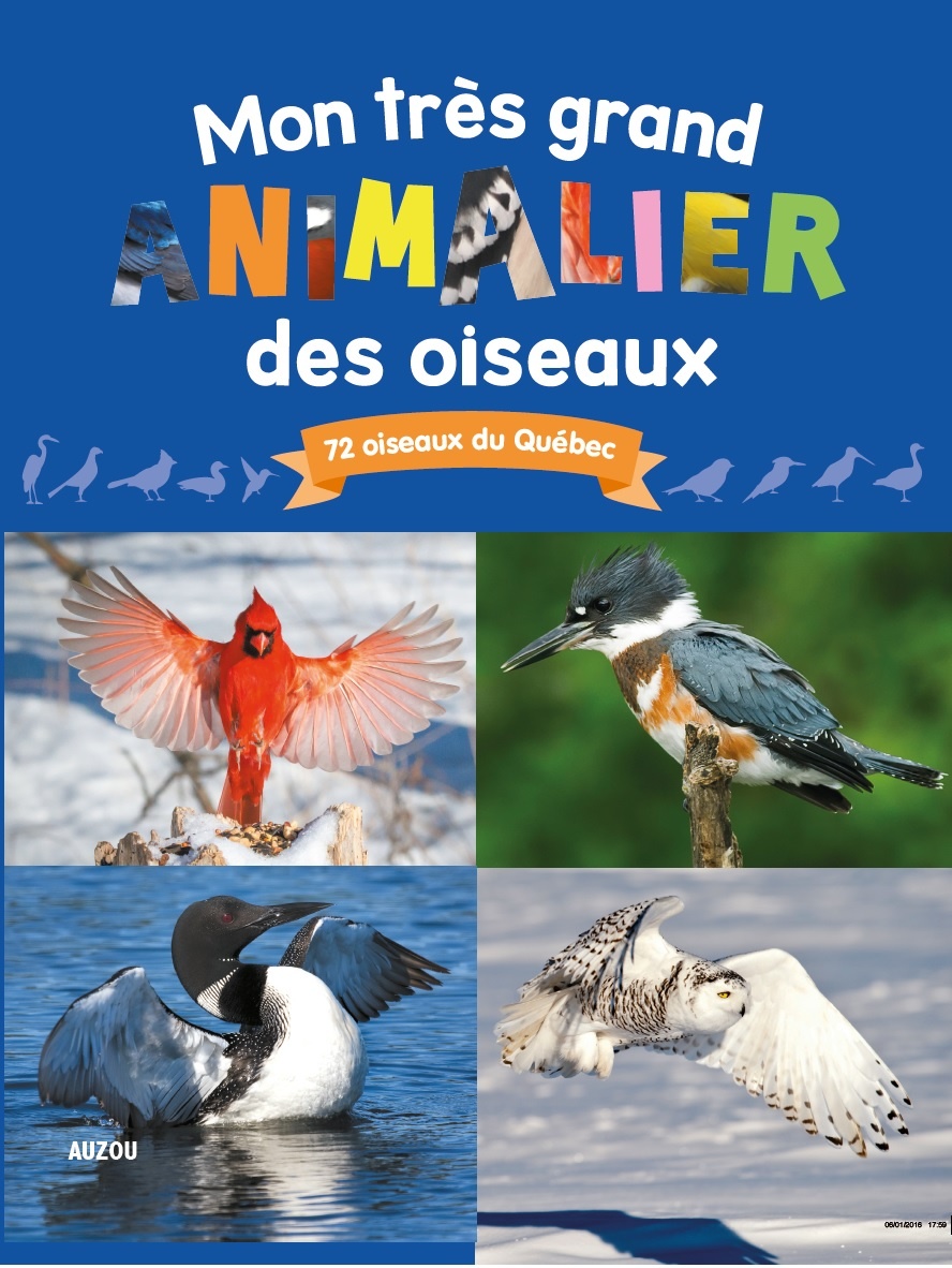 Mon très grand animalier des oiseaux : 72 oiseaux du Québec