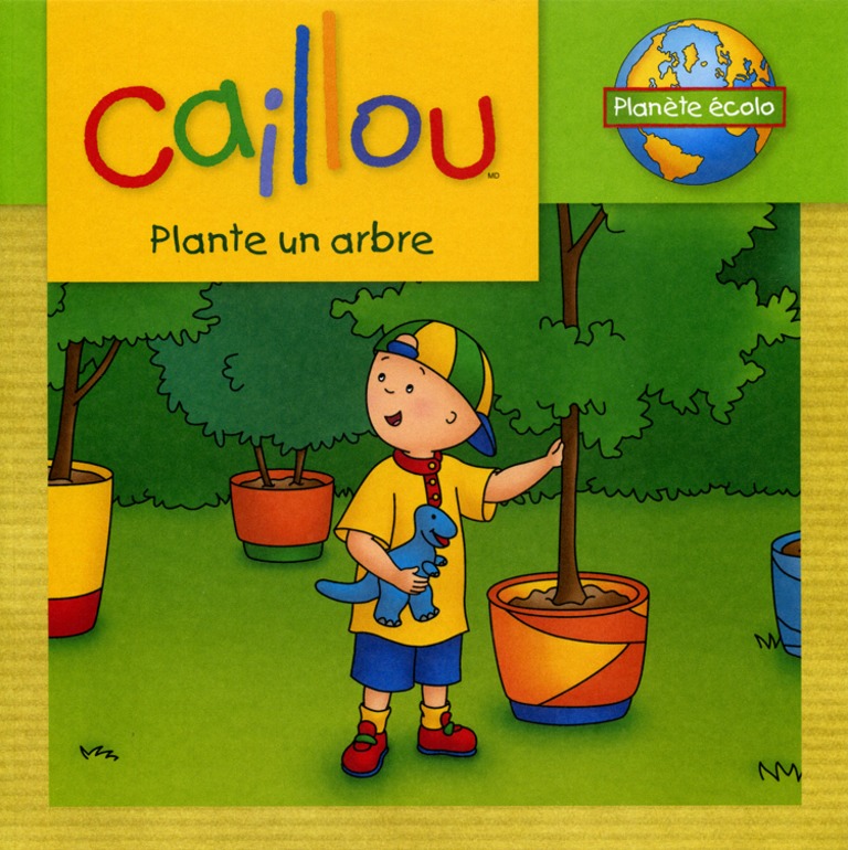 Caillou plante un arbre