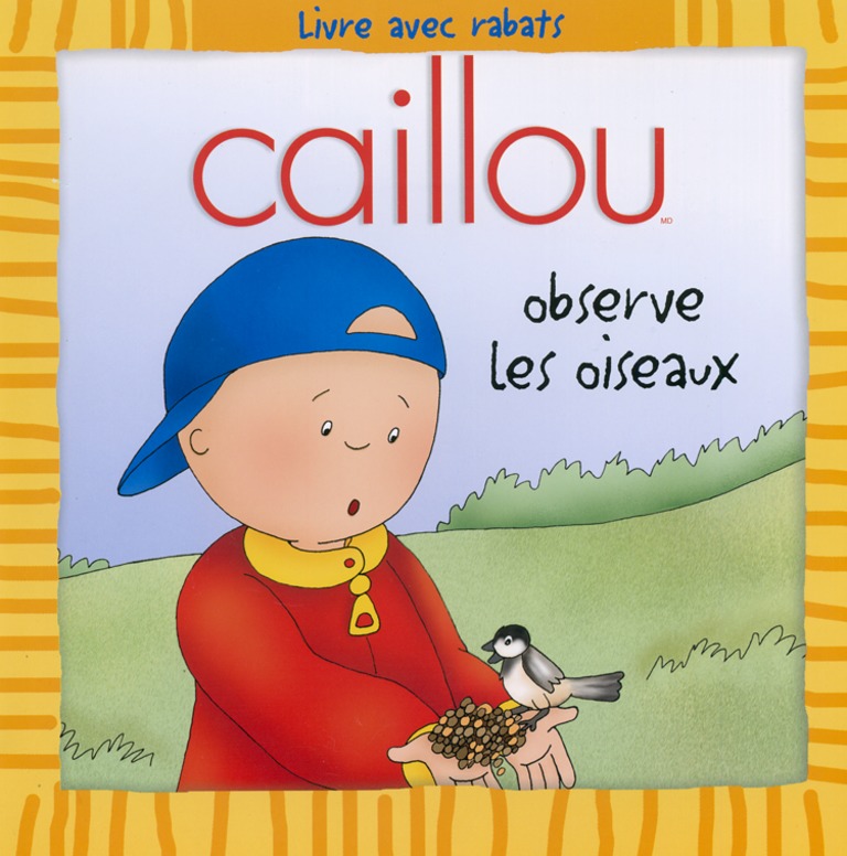 Caillou observe les oiseaux