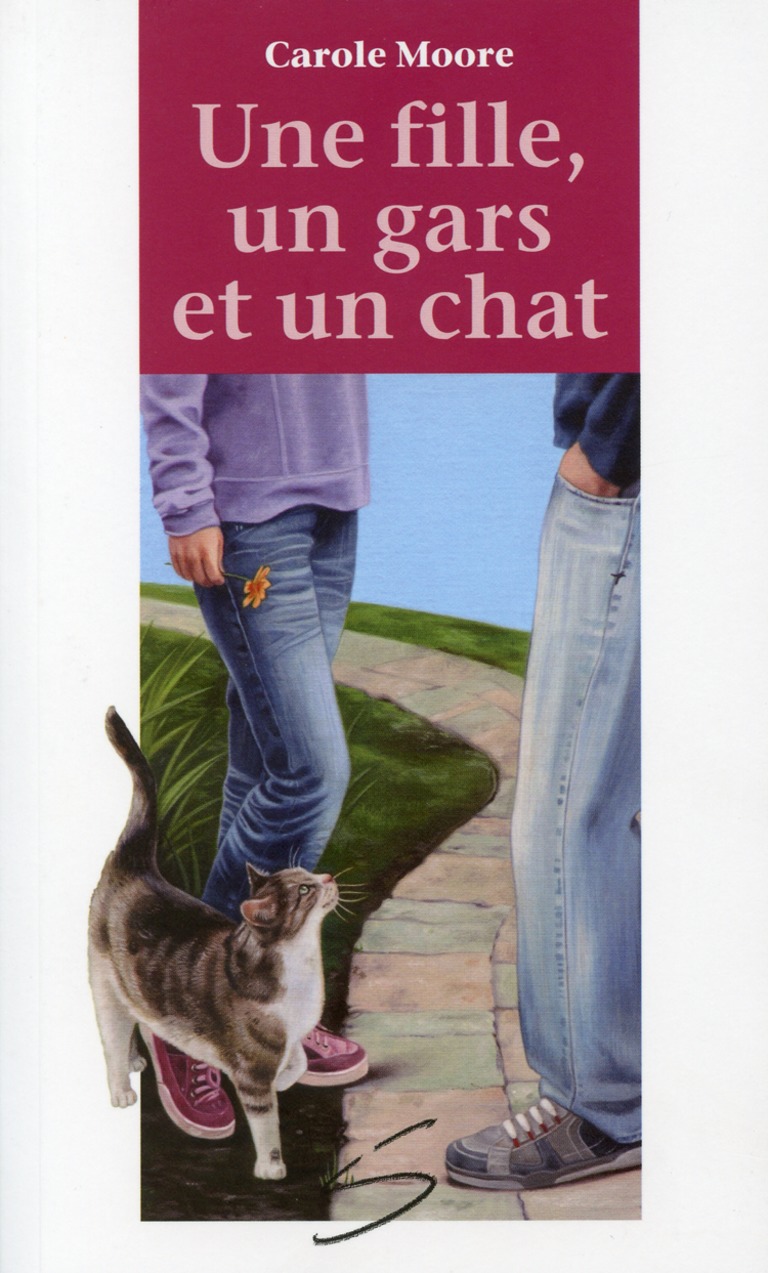 Une fille, un gars et un chat : un roman