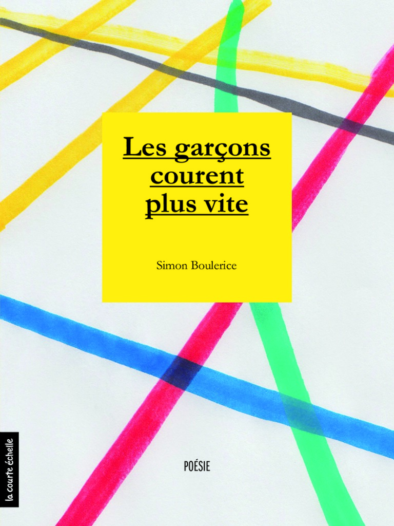 Les garçons courent plus vite