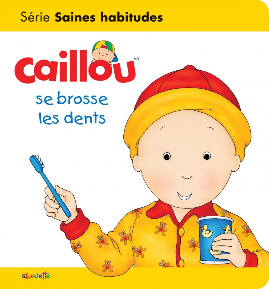 Caillou se brosse les dents