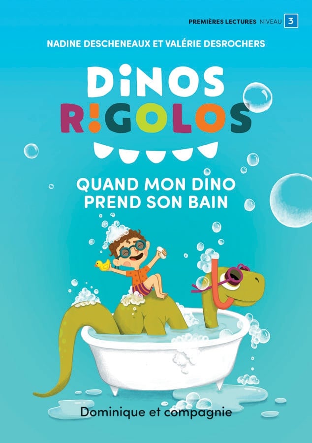 Quand mon dino prend son bain