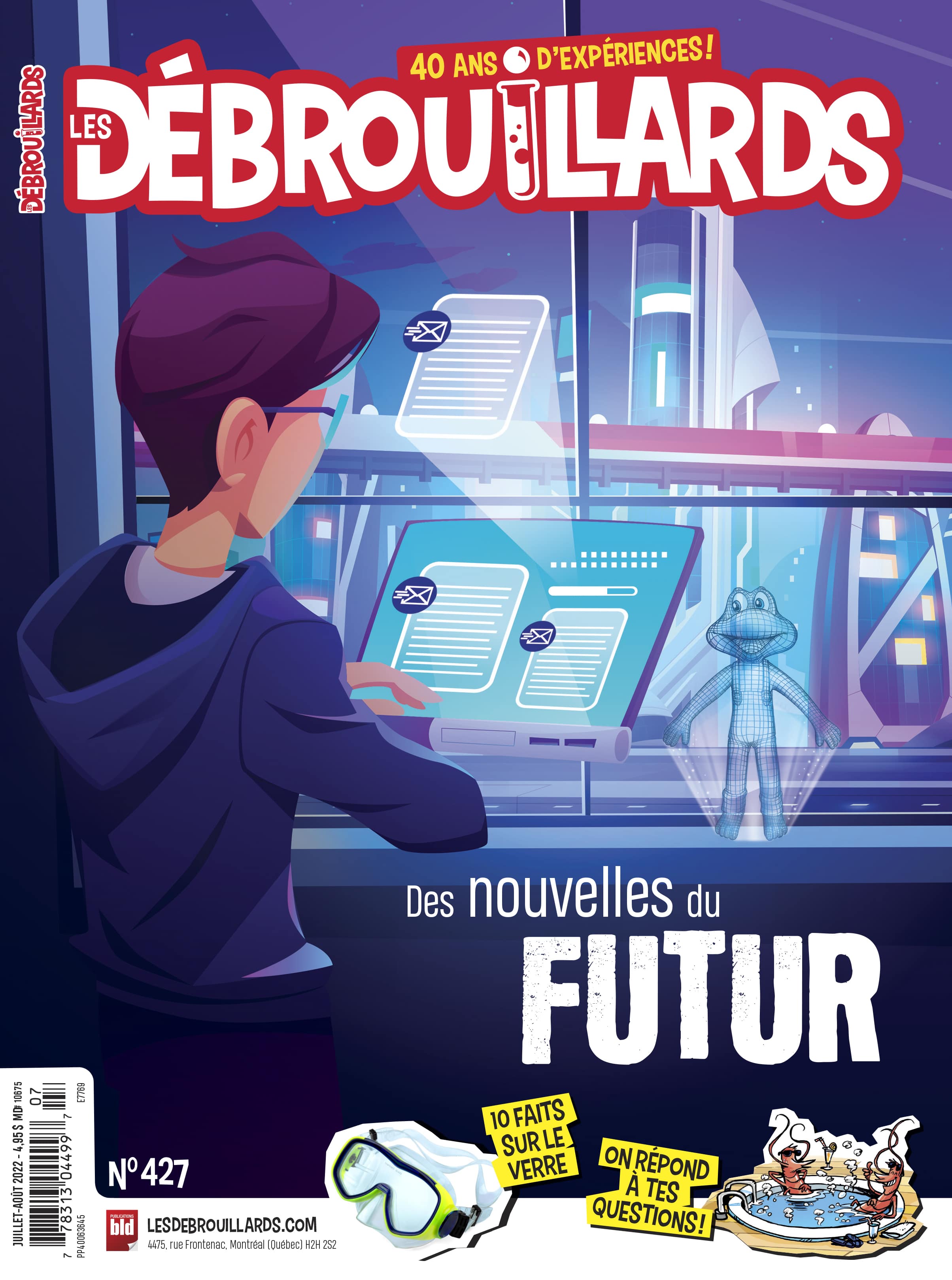 Les Débrouillards, no 427, juillet/août 2022