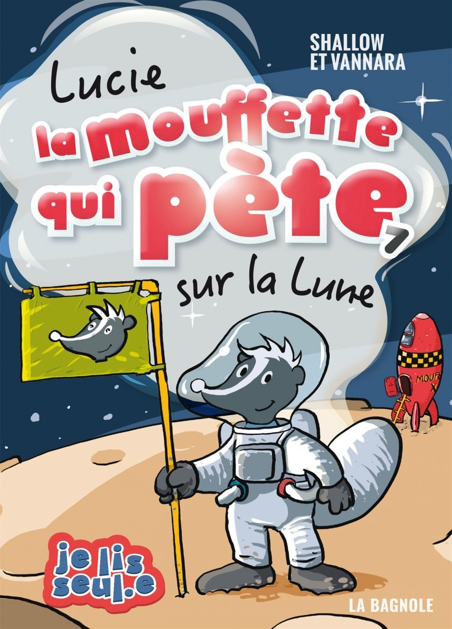 Lucie la mouffette qui pète sur la Lune