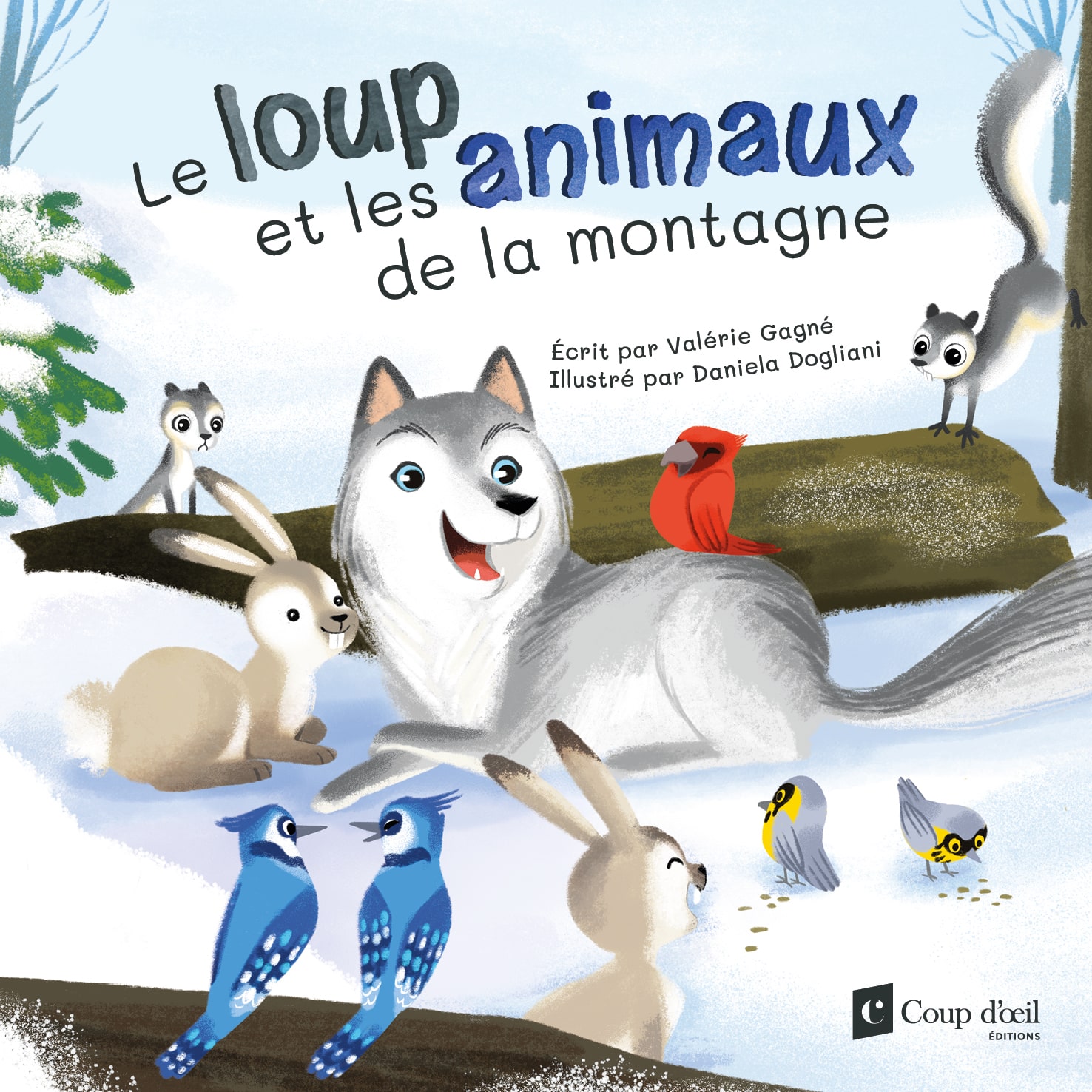 Le loup et les animaux de la montagne