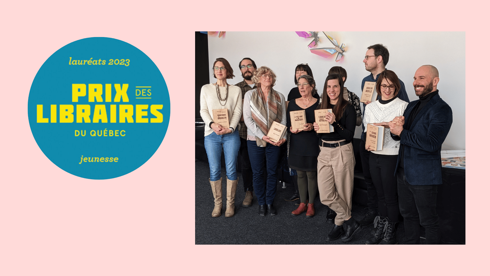 Communication Jeunesse CJ présent au Prix des libraires du Québec