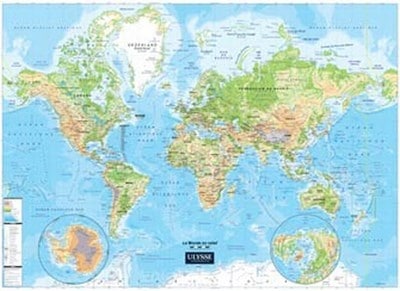 Carte du monde en relief / Physical World Map