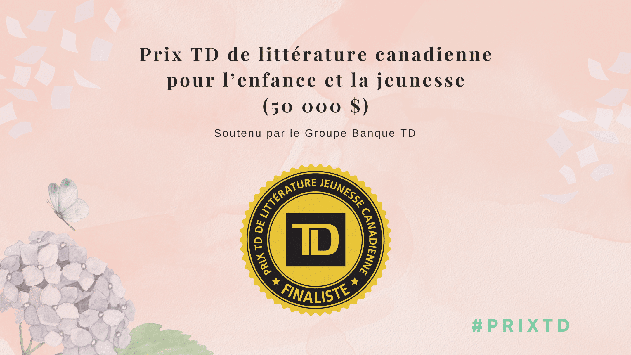 Communication Jeunesse | Annonce des finalistes 2023 du Prix TD