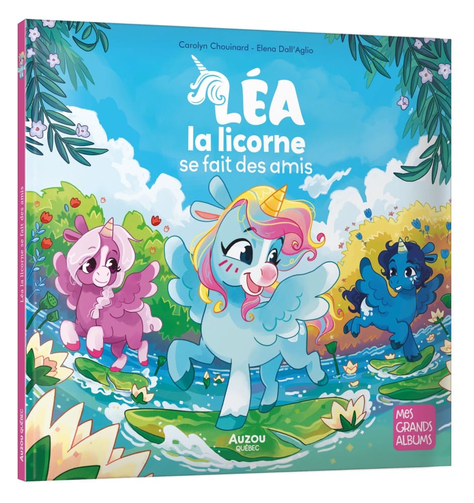 Léa la licorne apprend à voler