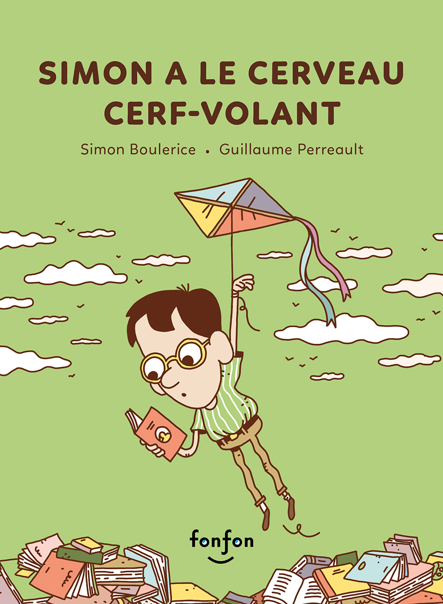 Simon a le cerveau cerf-volant
